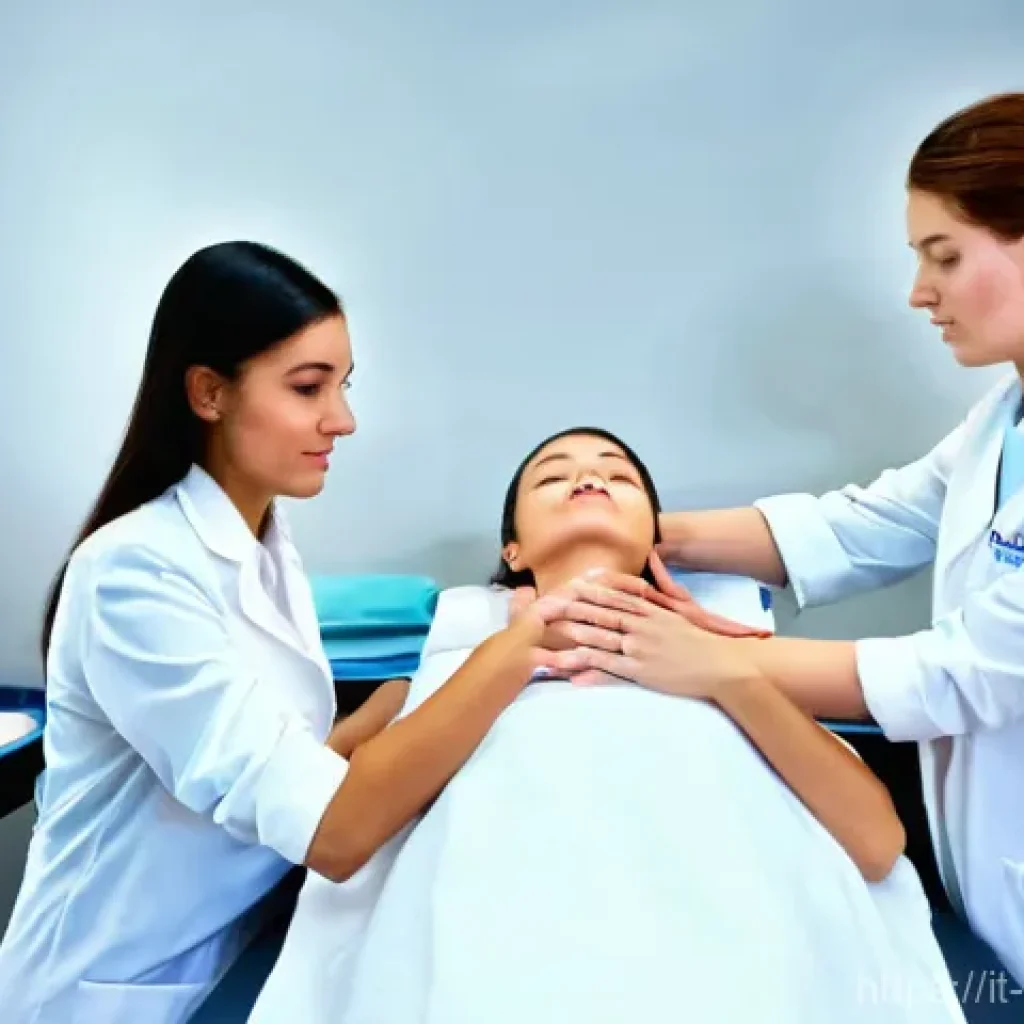 피부관리사의 경력 인증 절차 소개 - **Prompt:** A vibrant, well-lit classroom in a modern Italian esthetics school. A diverse group of y...