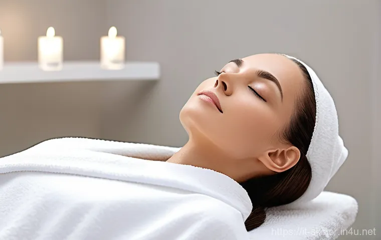 피부관리사 국가자격증 응시 자격 - **Prompt: A highly skilled Italian aesthetician, a woman in her 30s with a warm, professional demean...