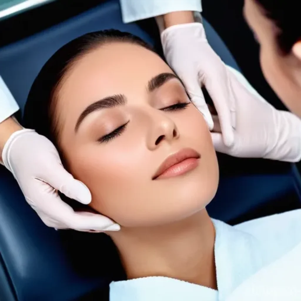 피부관리사 초보자를 위한 실습법 - **"The Novice's Touch in an Italian Aesthetic Studio"**
    A young, determined aesthetician in a pr...