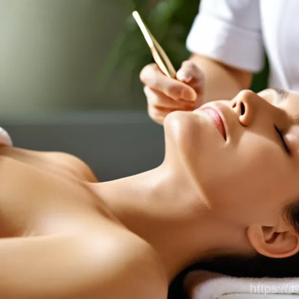 피부관리사와 에스테틱 사업의 차이 - **Prompt: The Artisan's Touch in an Italian Spa.**
A close-up, high-definition photograph of an ...