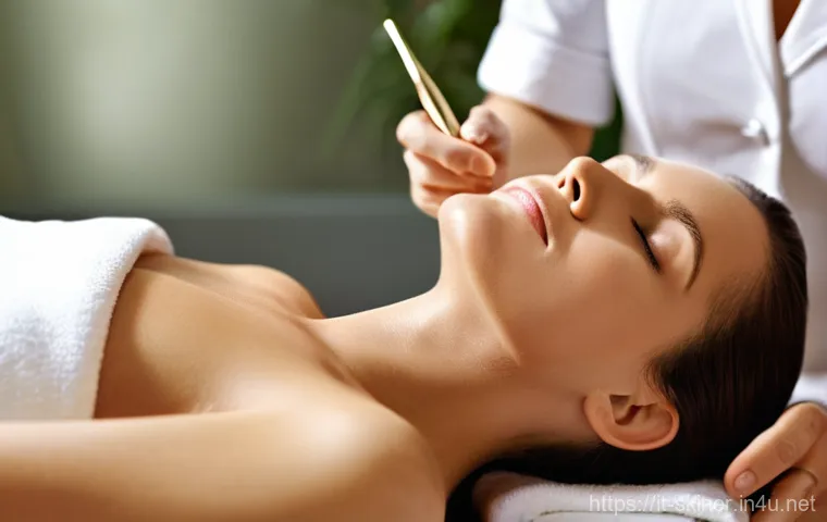 피부관리사와 에스테틱 사업의 차이 - **Prompt: The Artisan's Touch in an Italian Spa.**
    A close-up, high-definition photograph of an ...