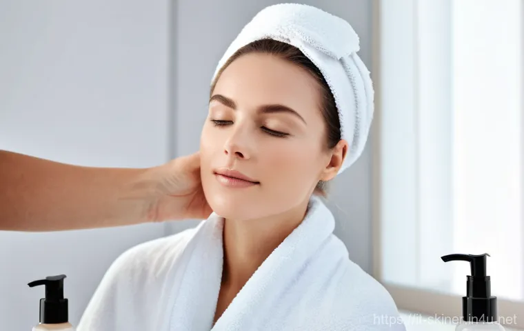 피부관리사 취업 후 교육 프로그램 - **Prompt:** A professional female aesthetician, in her mid-30s, with a confident and knowledgeable e...