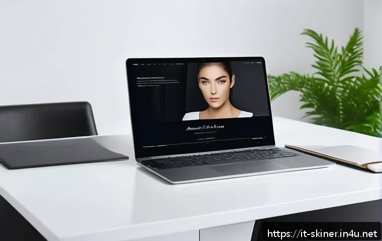 피부관리사 취업 성공 포트폴리오 작성법 - A high-resolution, well-lit professional beauty portfolio scene featuring a minimalist, clean layout...